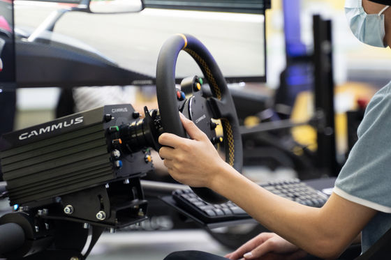 Mendukung OEM 3 Pedal PC Game Driving Simulator