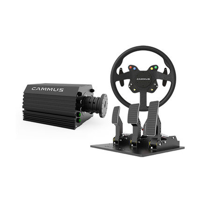 Cammus Direct Drive Sim Car Game Simulator Dengan Pedal yang Dapat Disesuaikan